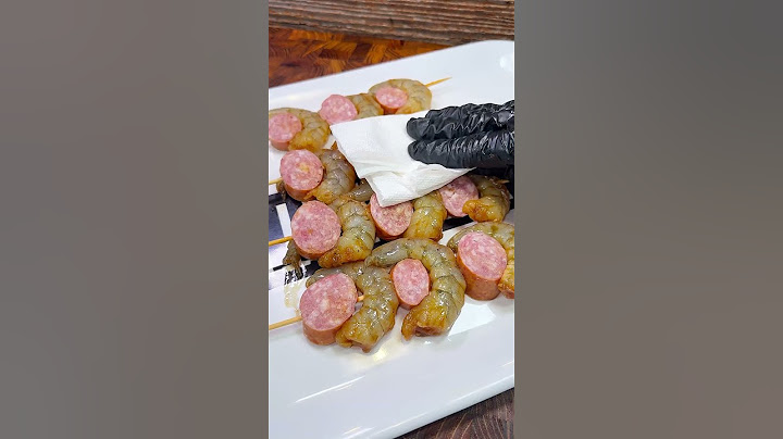 Sausage & Shrimp Skewers #easyrecipe #schwankgrills #schwank
