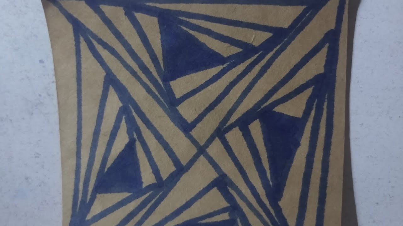 Drawing a pattern #art #patternart #treedraw #drawing #satisfying - YouTube