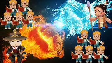 MINI GAME : CUỘC CHIẾN QUÁI VẬT ** TƯỚNG QUÂN NOOB VÀ CỪU LÃNH ĐẠO QUÁI VẬT TRONG MINI WORLD