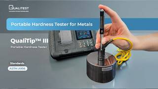 Qualitip Iii - Portable Hardness Tester For Metals Qualitest