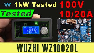 Review of WUZHI WZ10020L 100V 1000W Step Down MPPT Converter CNC screenshot 4