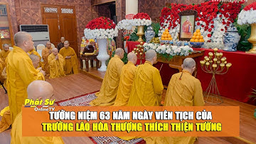 TP.HCM: Tưởng niệm 63 năm ngày viên tịch của Trưởng lão Hòa thượng Thích Thiện Tường