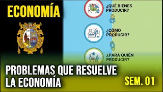 PROBLEMAS QUE RESUELVE LA ECONOMÍA