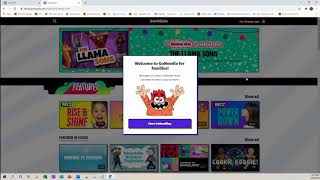 Signing up for GoNoodle