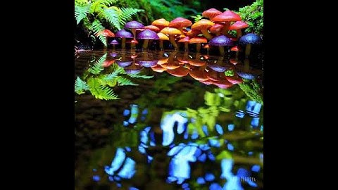Thumbnail of Colorful Mushroom Reflection | AI Nature by Sora OpenAI