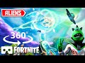 360° Abducted By Alien UFO in VR | Rare Fortnite Mini Event