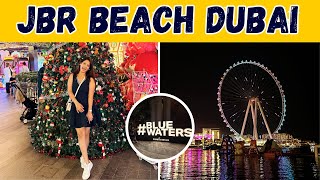 JBR Beach Dubai Vlog 🌴 | Ain Dubai & DSF Drone Show – Best Night Experience!
