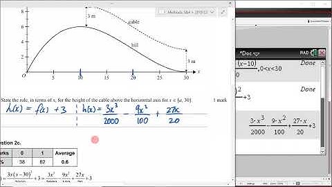 Maths Methods | VCAA 2019 Exam 2 | Extended Response 2