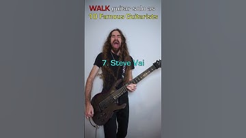 Thumbnail of WALK Solo as 10 Famous Guitarists #pantera