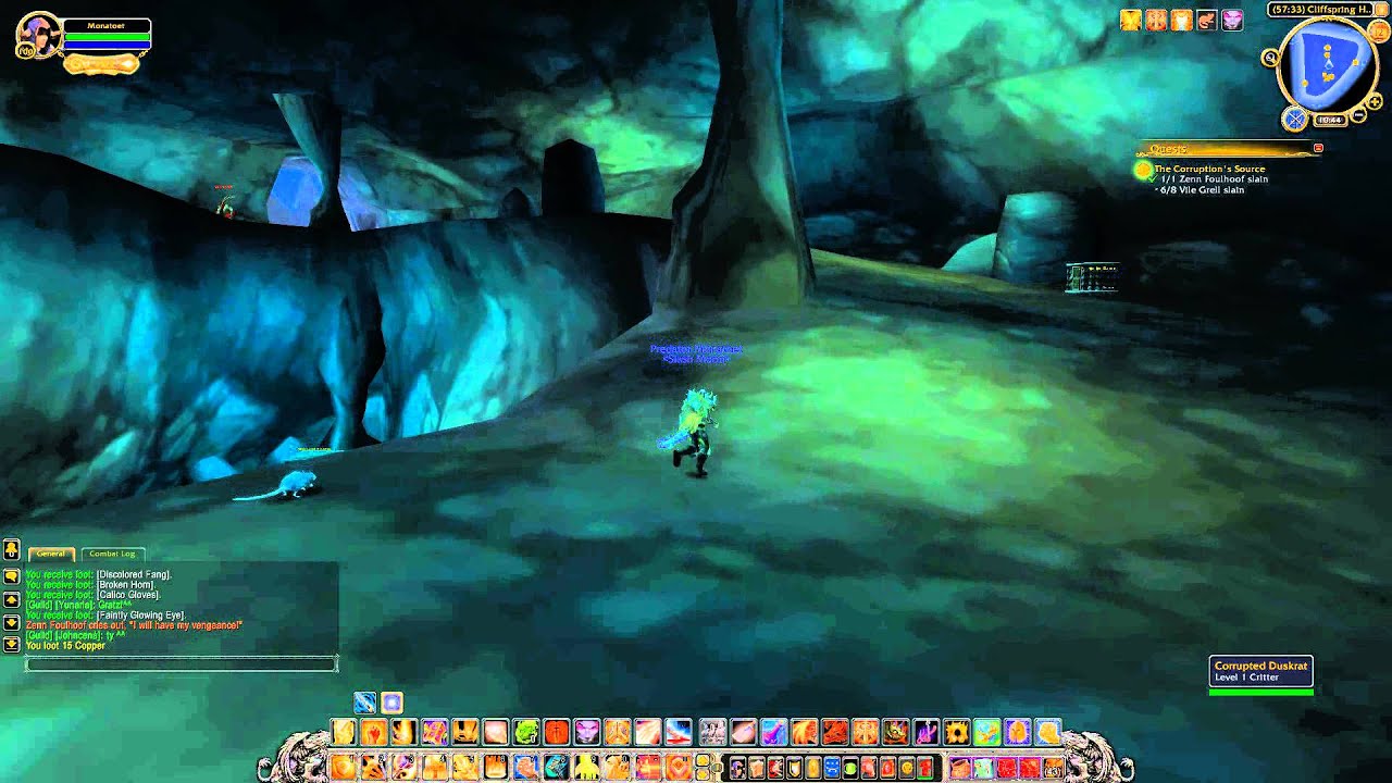 Quest 1368: The Corruption's Source (WoW, human, paladin) - YouTube