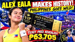 ₱63K FOR ONE TICKET! Alex Eala Fever Takes Over Manila!