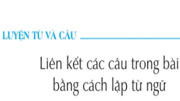 bài giảng tiếng việt lớp 5 | luyện từ và câu Tuần 25 Liên kết các câu trong bài bằng cách lặp từ ngữ