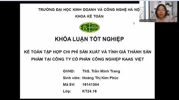 Hướng Dẫn Sinh Viên Kế Toán Làm Slide Khóa Luận Tốt Nghiệp