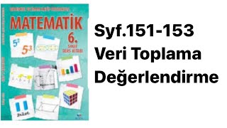 6.Sinif Koza Matemati̇k Ders Ki̇tabi S.151-153 Veri̇ Toplama Ve Değerlendi̇rme