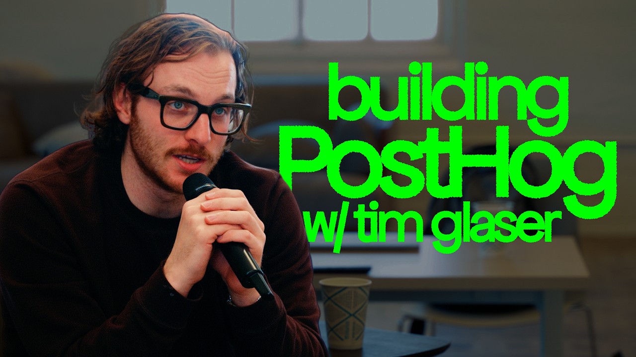 Building PostHog - Canopy Speaker Tim Glaser