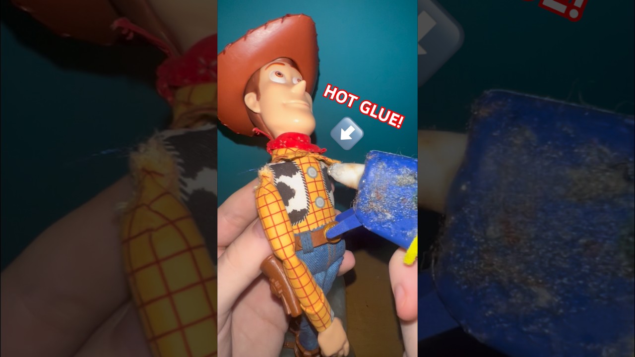 UPGRADING WOODY! Shirt Buttons #toystory #woody #ytshorts #yt #shorts #fyp #fy #custom #modification