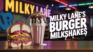 Would You Eat This Giant Burger? at Milky Lane