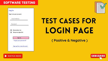 How to write test cases for login page | how to write test scenarios for login page