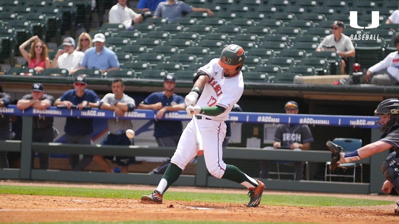 Canes Baseball vs Tech 05.23.17 ACC Baseball Tournament