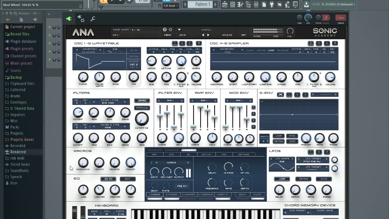 ana synthesiser