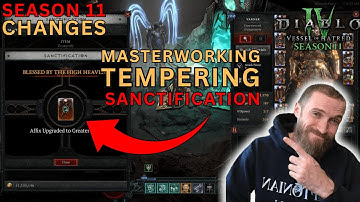 Diablo 4 Season 11 Brings HUGE Changes To Masterworking, Tempering and Sanctification