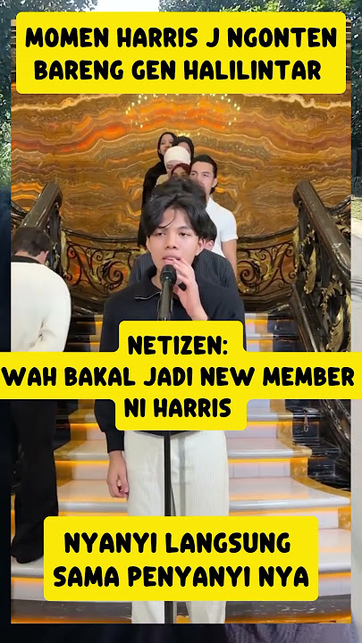 Auto Merinding! #HarrisJ & Gen Halilintar Kolaborasi Nyanyi Bareng di Rumah Mereka! #genhalilintar