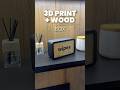 Make This Modern Tissue Box – 3D Print + Real Wood Finish