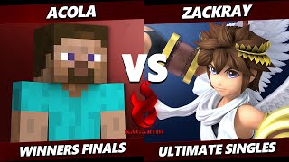Kagaribi 10 Winners Finals - Acola (Steve) Vs. Zackray (Pit) Smash Ultimate - SSBU