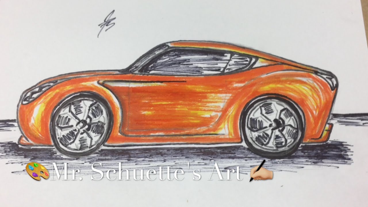 How to Draw a Race Car  DrawCarz  Race car coloring pages Cars coloring  pages Cool car drawings