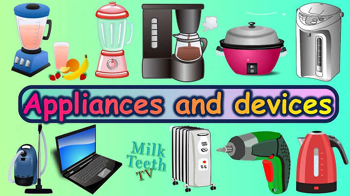 Common Household Appliances and Devices Names  with Pictures and correct pronunciation - DayDayNews