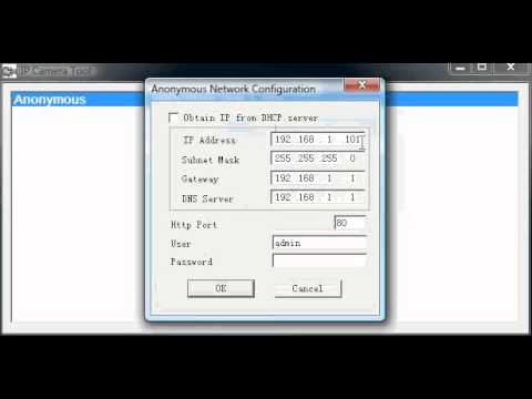 How to set a static IP address on IP camera tool - Spycameras.com - YouTube