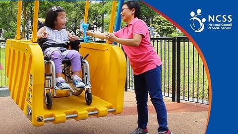 Inclusive Playground - Wheelchair swing