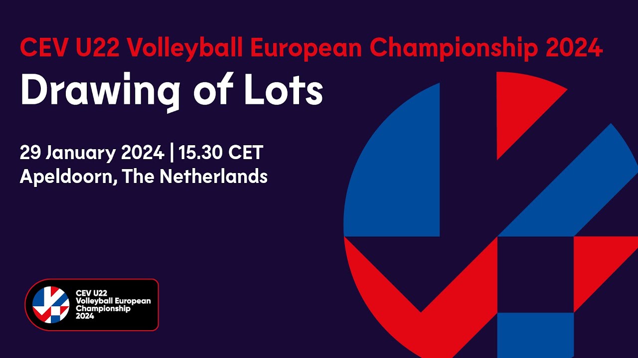 CEV U22 Volleyball European Championship 2024 Drawing of Lots YouTube