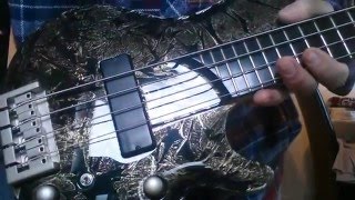 CORT CURBOW BASS with controls  explained wrong !!