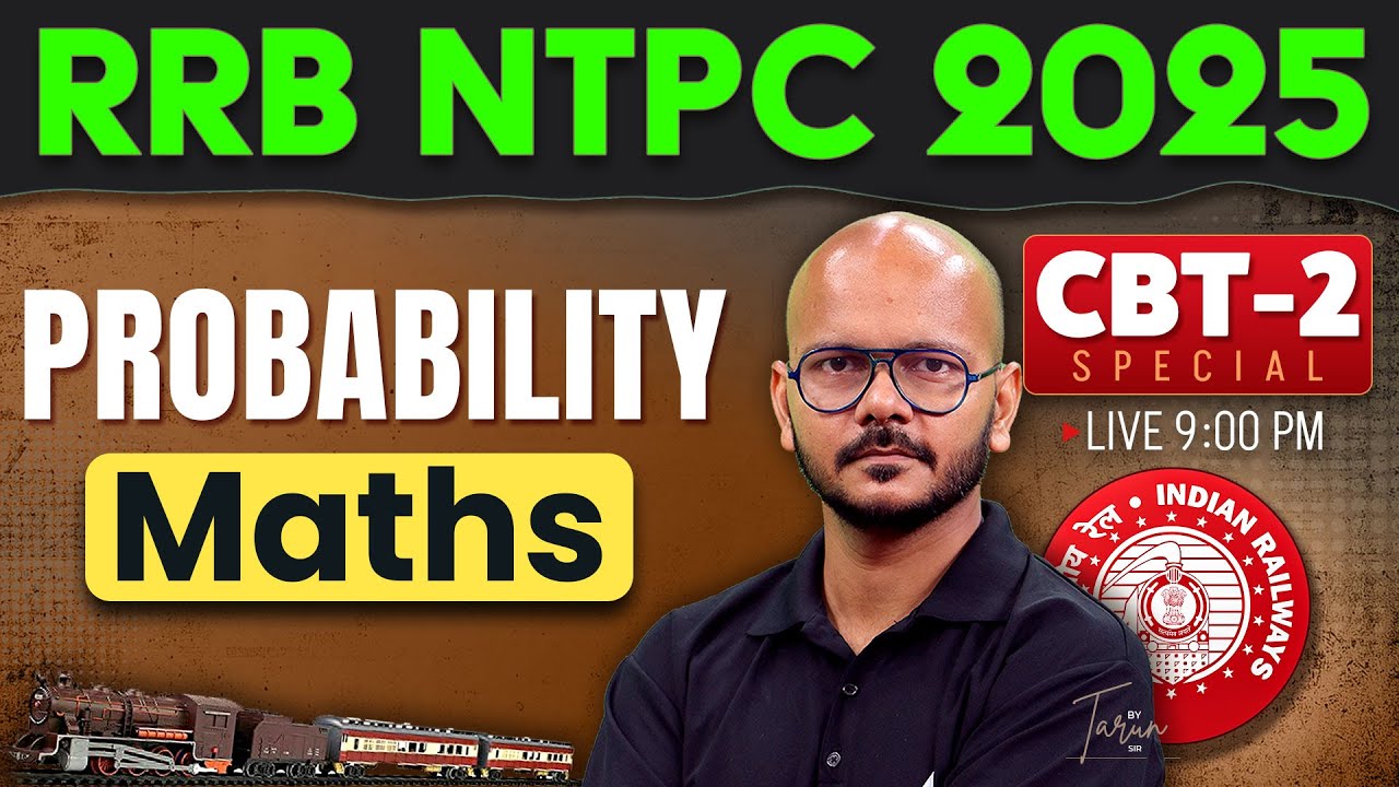 RRB NTPC CBT 2 Maths Classes | RRB NTPC Maths Classes 2025 ...