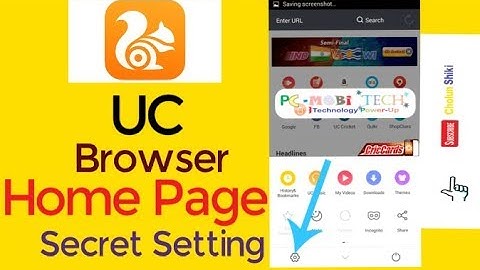 UC Browser most Useful Secret Hidden Features,you Should Know || UC Browser Home Page Setting