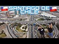 COMO SON LAS MEJORES AUTOPISTAS DE LATINO AMERICA | UN PASEO POR SANTIAGO DE CHILE