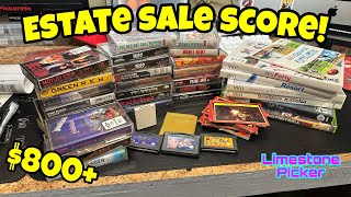 Crazy Video Game and Cassette Score at an Estate Sale!