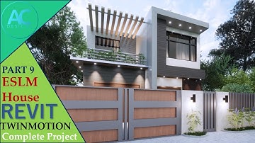 ESLM House | Part 9 | Complete Step By Step Project | Revit and Twinmotion Tutorial