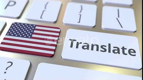 TRANSLATE Text and Flag of the United States on the Buttons | Motion Graphics - Envato elements