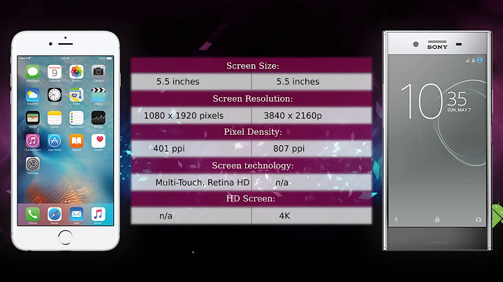 So sánh iphone 6s plus và sony xperia xz năm 2024