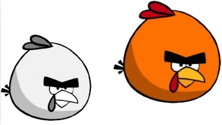 How to color Angry Bird |Markers and pencil color| Angry Bird| Tutorial #angrybirds screenshot 4