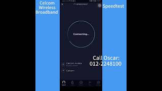 Celcom Home Wireless Speedtest, 4G speed, Result of speed test, TM Streamyx cant get this speed !