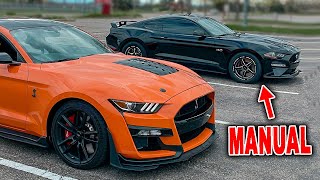 BOOSTED MUSTANG RACES SHELBY GT500