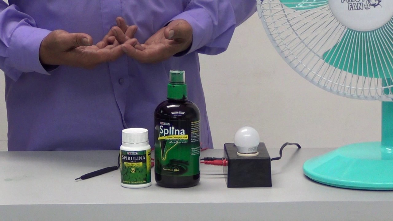Product Demonstration Splina Chlorophyll and Hawaiian Spirulina