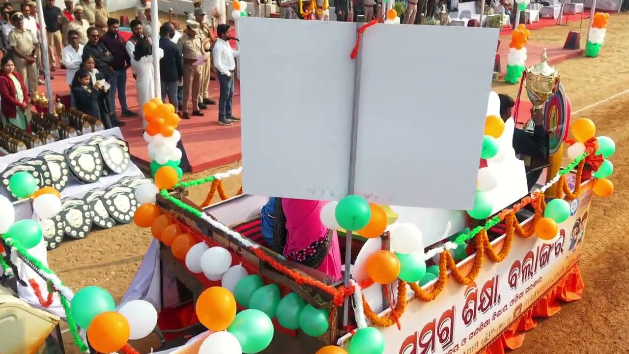 77th Republic day, 26th January 2026, Police field, Manoharpur, Balangir, 