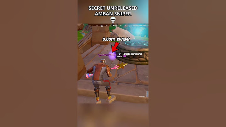 MANDALORIAN SECRET AMBAN SNIPER in Fortnite Season 3😳 (Chapter 6) #fortnite #foryou #fyp #shortsfeed
