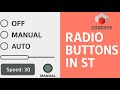 How to Use Radio Button in CODESYS Visualization #codesys #plcprogramming #hmi