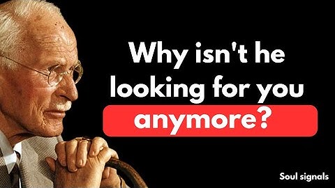 He will never chase you if you trigger this in him | Attachment psychology according to Carl Jung