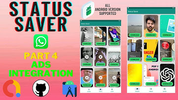 How To Create WhatsApp Status Saver App in Android Studio Tutorial || Ads Integration || Part-4